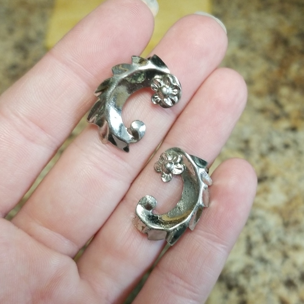 Vintage Sterling Silver Earrings